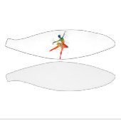 Klassische Balletttänzerin Wasserfarbe Mini Basketball (Panele)