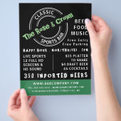 Klassische Bar-Logos, Pub/Brauerei Flyer (Hand)