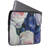 Klassische barocke Rose Blumendesign Laptopschutzhülle (Vorne Rechts)