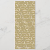 Klassische Bars Linien Doppelmonogramm Moderne Hoc Programm (Rückseite)