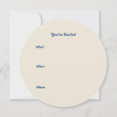 Klassische Baseball-Einladungen Einladung (Rückseite)