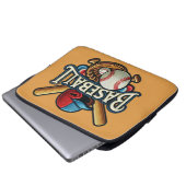 Klassische Baseball Essentials / Stilvolle Retro L Laptopschutzhülle (Vorne Knopf)
