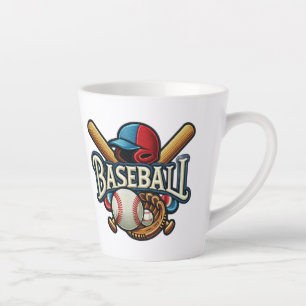 Klassische Baseball Essentials / Stilvolle Retro L Milchtasse