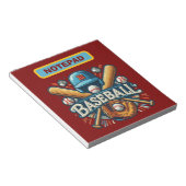Klassische Baseball Essentials / Stilvolle Retro L Notizblock (angewinkelt)