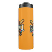 Klassische Baseball Essentials / Stilvolle Retro L Thermosbecher (Vorderseite)