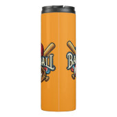 Klassische Baseball Essentials / Stilvolle Retro L Thermosbecher (Rückseite)