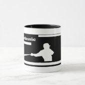 KLASSISCHE BASEBALL-SCHWINGEN-TASSE TASSE (Zentrum)