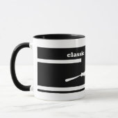 KLASSISCHE BASEBALL-SCHWINGEN-TASSE TASSE (Links)