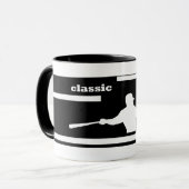 KLASSISCHE BASEBALL-SCHWINGEN-TASSE TASSE (Vorderseite Links)