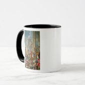 Klassische Bau-Szene Tasse (Vorderseite Links)