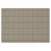 Klassische Beige und Schwarz Kariert Tischdecke (Vorderseite (Horizontal))
