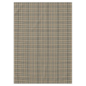 Klassische Beige und Schwarz Kariert Tischdecke (Vorderseite)