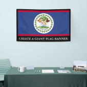 Klassische Belize-Flagge Banner (Messeveranstaltung)