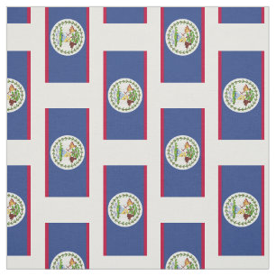 Klassische Belize-Flagge Stoff