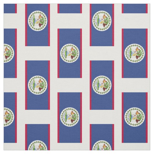 Klassische Belize-Flagge Stoff (Muster)