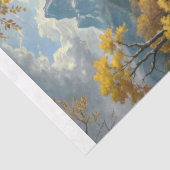 Klassische Berglandschaft Decoupage Seidenpapier (Detail)