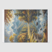 Klassische Berglandschaft Decoupage Seidenpapier (Vorderseite)