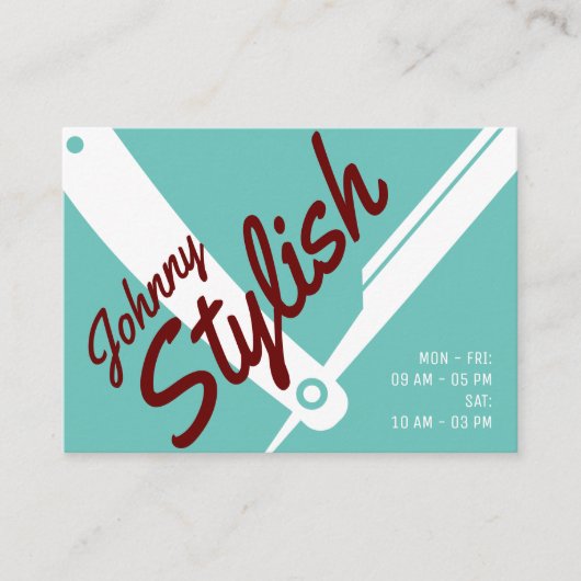 Klassische berufliche Deckentreue inklusive Blau Visitenkarte (Vorderseite)