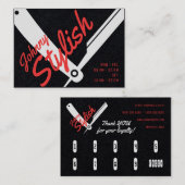 Klassische berufliche Deckentreue inklusive Schwar Visitenkarte (Vorne/Hinten)