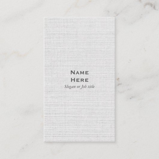 Klassische berufliche einfache vertikale visitenkarte (Vorderseite)