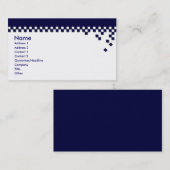 Klassische berufliche Visitenkarte (Vorne/Hinten)