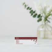 Klassische berufliche Visitenkarte (Stehend Vorderseite)