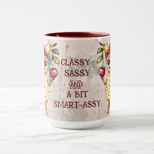 KLASSISCHE BEWERTUNG UND EIN BISSCHEN SMART-ASSY TASSE (Zentrum)