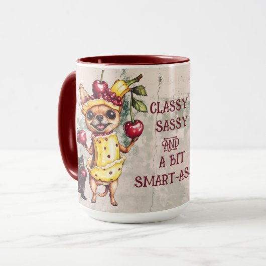 KLASSISCHE BEWERTUNG UND EIN BISSCHEN SMART-ASSY TASSE (Vorderseite Links)