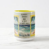 KLASSISCHE BEWERTUNG UND EIN BISSCHEN SMART-ASSY ZWEIFARBIGE TASSE (Mittel)