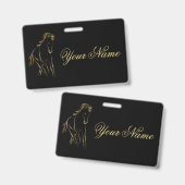 Klassische Bezeichnung Ausweis (Vorder- & Rückseite)