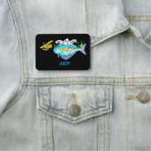 Klassische Bezeichnung Namensschild (Beispiel)