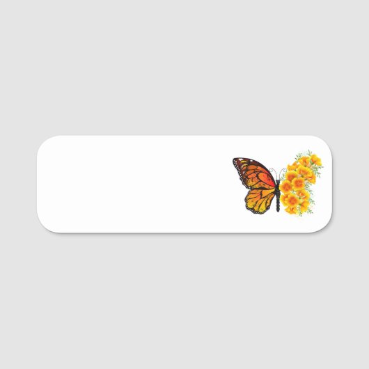 Klassische Bezeichnung Namensschild (Vorderseite)