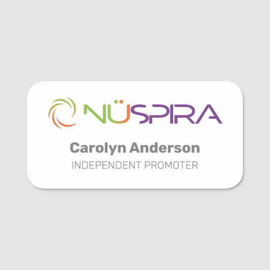 Klassische Bezeichnung Namensschild (Vorderseite)