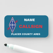 Klassische Bezeichnung Namensschild (Beispiel)