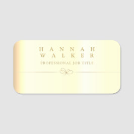 Klassische Bezeichnung Namensschild