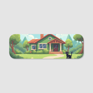 Klassische Bezeichnung Namensschild