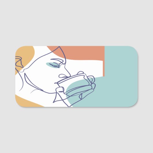 Klassische Bezeichnung Namensschild (Vorderseite)