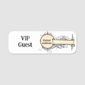 Klassische Bezeichnung Namensschild (Vorderseite)