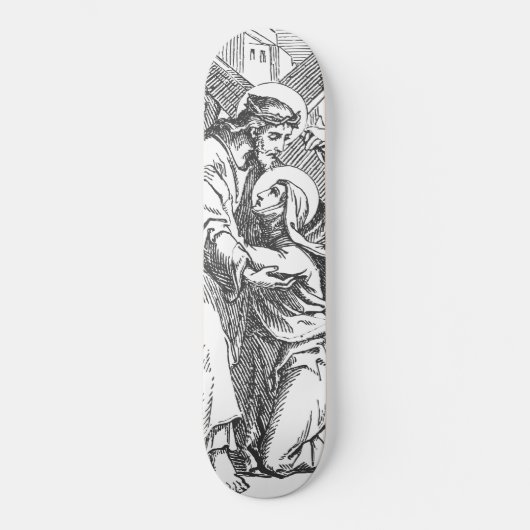 Klassische biblische Kunst Skateboard (Vorderseite)