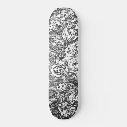 Klassische biblische Kunst Skateboard (Vorderseite)