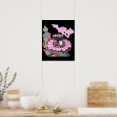 Klassische Bienengees der 70er Jahre Poster (Küche)