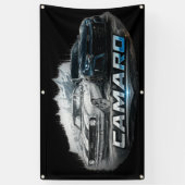 Klassische bis moderne Camaro-Muscle-Car-Evolution Banner (Vertikal)