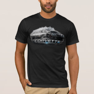 Klassische bis moderne Corvette-Sportwagen-Evoluti T-Shirt