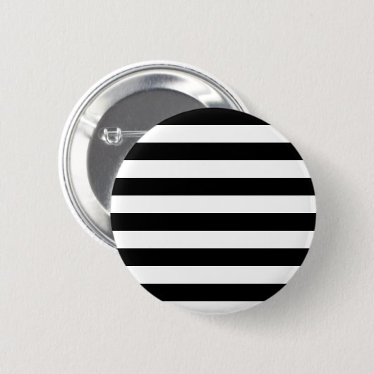 KLASSISCHE BLACK- UND WEISSSTREIFEN BUTTON (Vorne & Hinten)