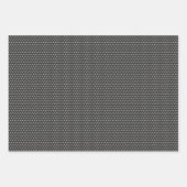 Klassische Blätter Blumenmuster auf Grau Schwarz (Vorderseite 3)