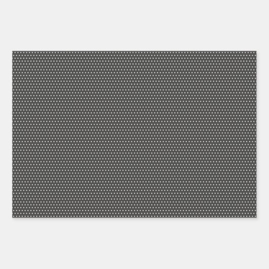 Klassische Blätter Blumenmuster auf Grau Schwarz (Vorderseite 3)