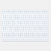 Klassische Blätter Blumenmuster auf hellblau (Vorderseite 2)