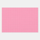 Klassische Blätter Blumenmuster auf Hot Pink (Vorderseite 3)