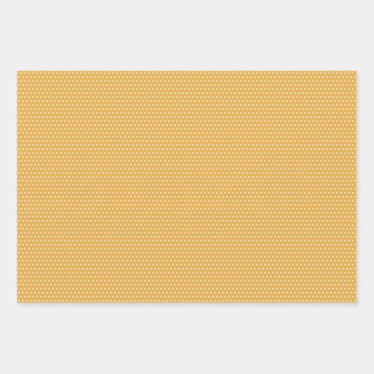 Klassische Blätter Blumenmuster auf Ockergelb (Vorderseite 3)