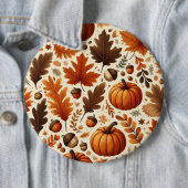 klassische Blätter/Kürbisse/Akkorde Herbst Button (Beispiel)